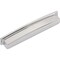 Jeffrey Alexander 160 mm Center Polished Chrome Square-to-Center Square Renzo Cabinet Cup Pull 141-160PC - alternate 3